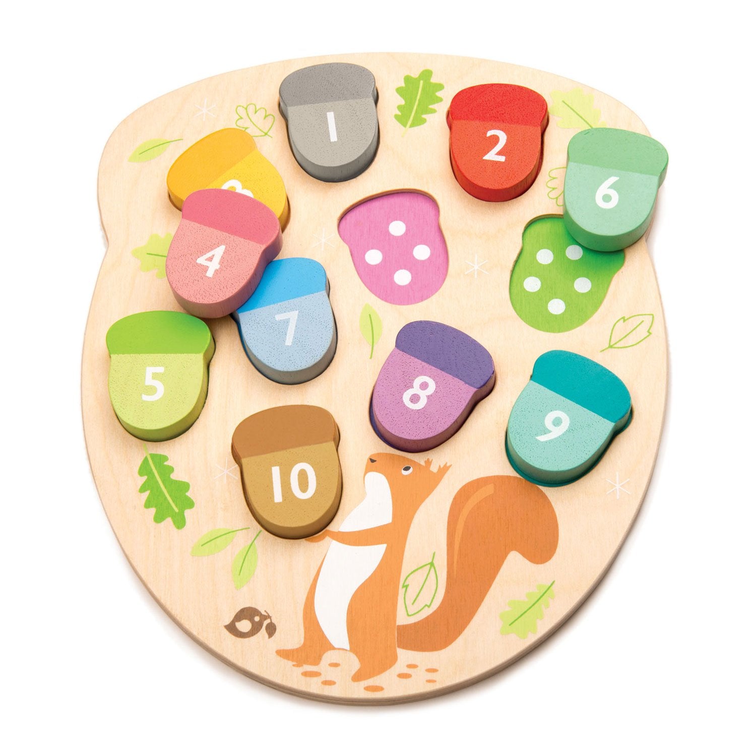 How Many Acorns Wooden Toy by Tender Leaf Toys