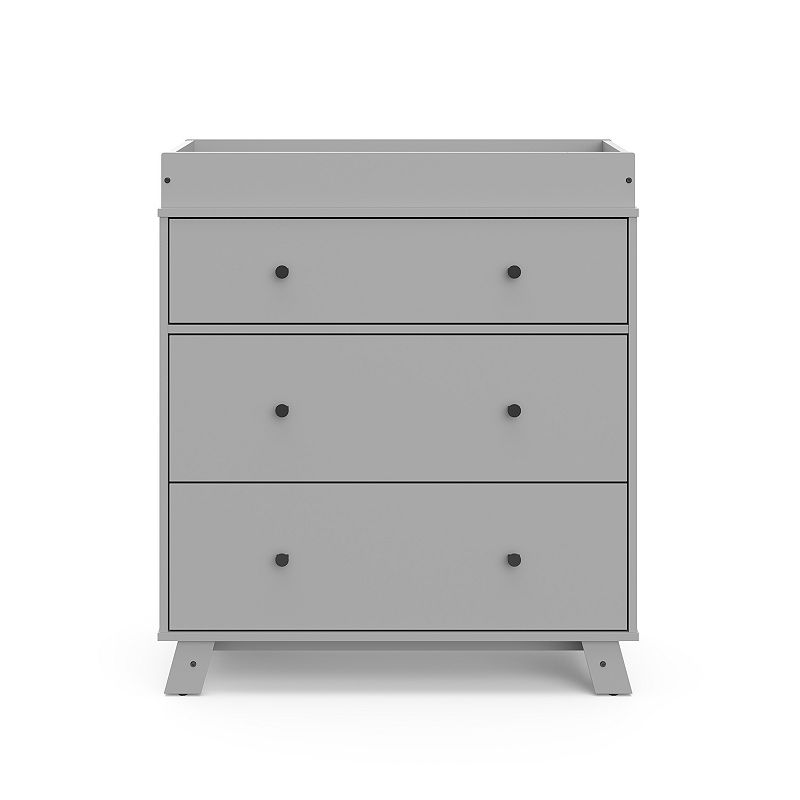 Storkcraft Beckett 3 Drawer Chest with Changing Topper