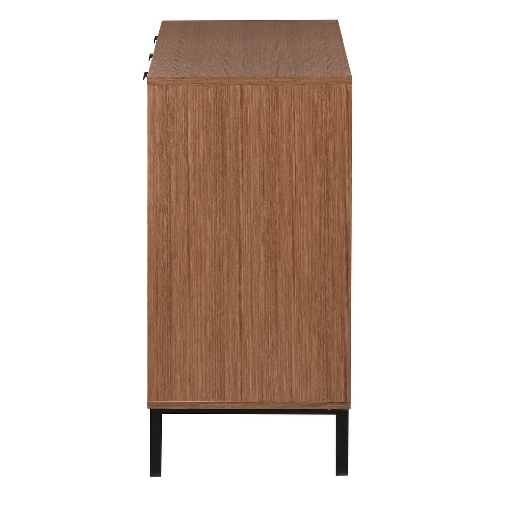 Sideboard Particleboard with Wood Grain Stickers