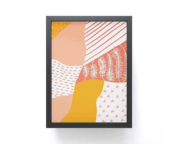 Sunshinecanteen Frankie Framed Mini Art Society6