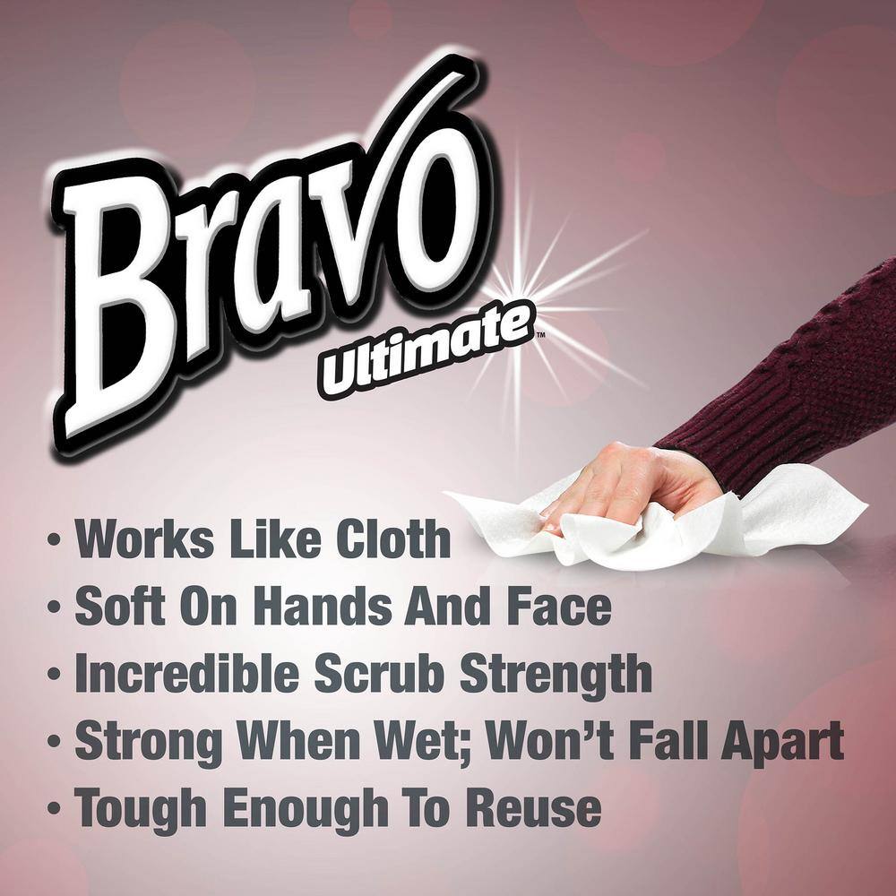 Bravo Premium White Paper Towels (30 Rolls of 70 Sheets) 30600