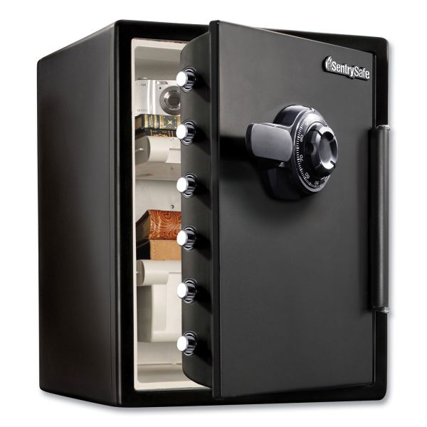 Sentry Safe Fire-Safe with Combination Access， 2 cu ft， 18.6w x 19.3d x 23.8h， Black