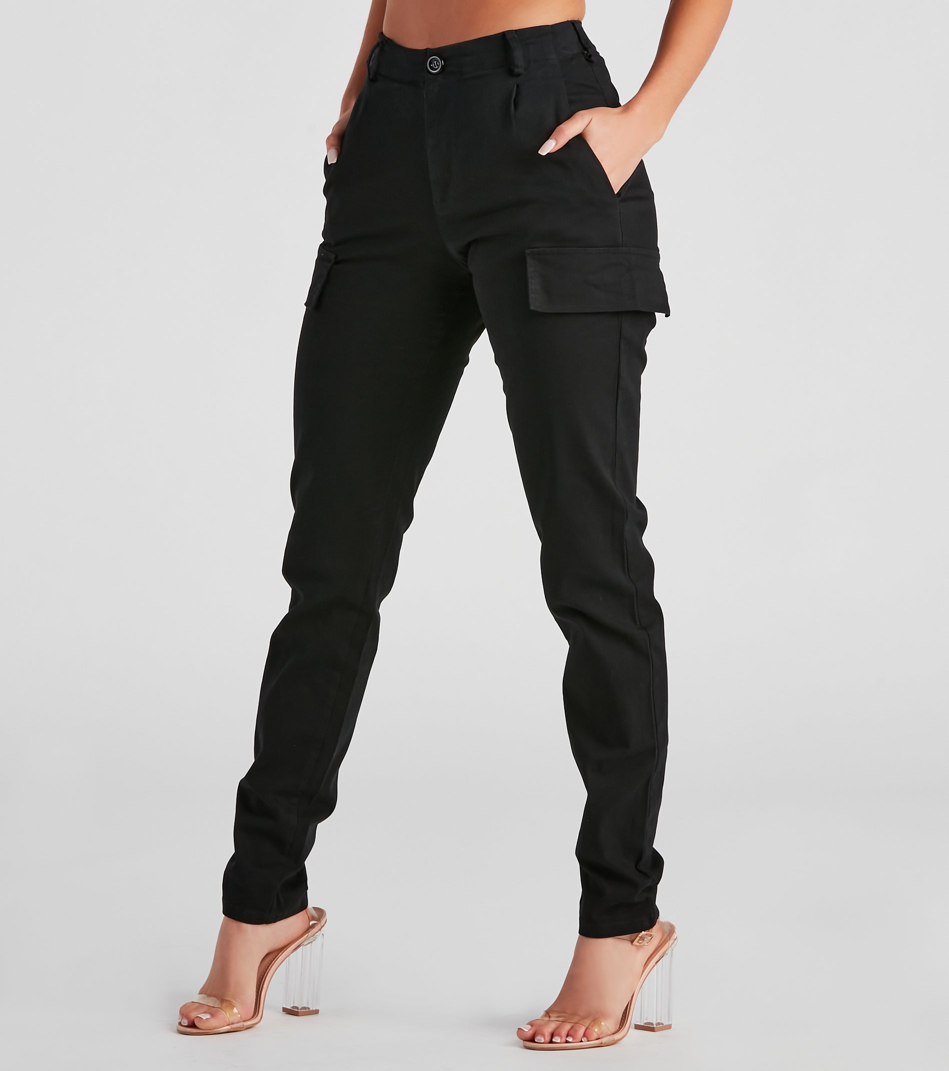 Cool Girl Cargo Skinny Pants