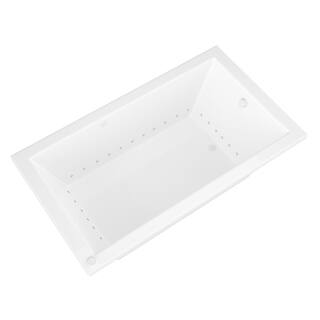 Universal Tubs Sapphire 5 ft. Rectangular Drop-in Air Bath Tub in White HD4260VNAL