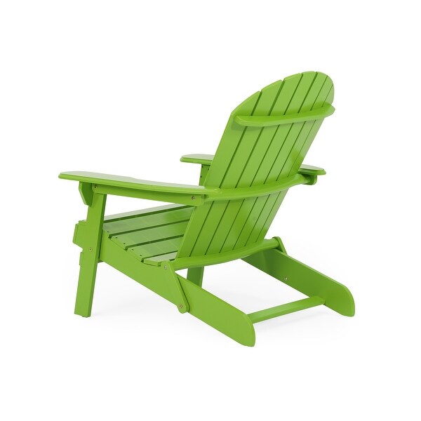 Hanlee Outdoor Rustic Acacia Wood Folding Adirondack Chair (Set of 2) by Christopher Knight Home