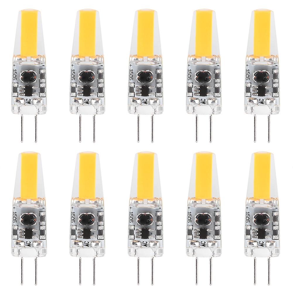 10pcs Household Mini G4 Silicone Led Light Bulb 1.5w Ac12v For Car Cabinet Hotel Lighting