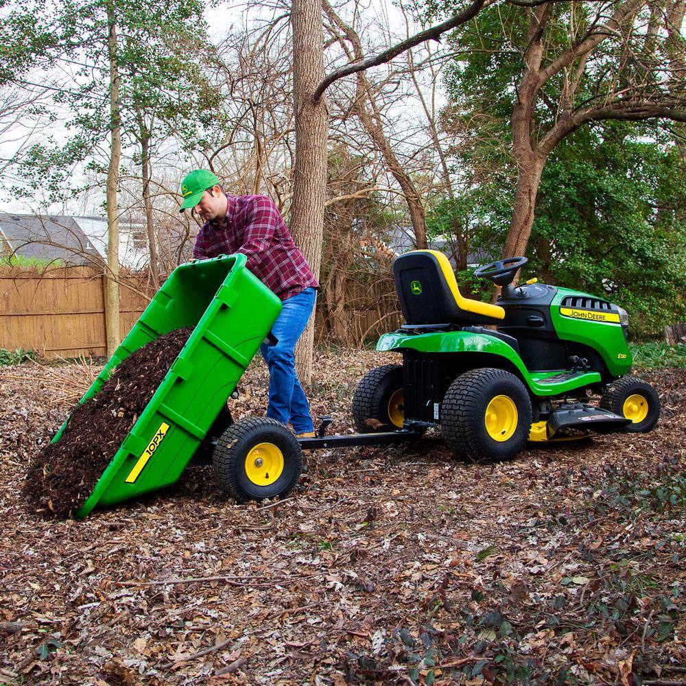 John Deere PCT-10PXJD 650 lbs. 10 cu. ft. Poly Cart with 180° Full Dump