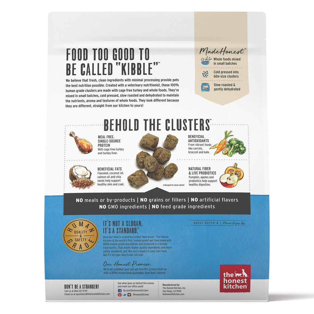 The Honest Kitchen Grain-Free Turkey Whole Food Clusters Dog Food