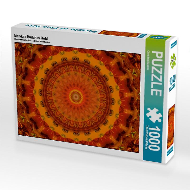 Mandala buddhas gold   calvendo foto puzzle