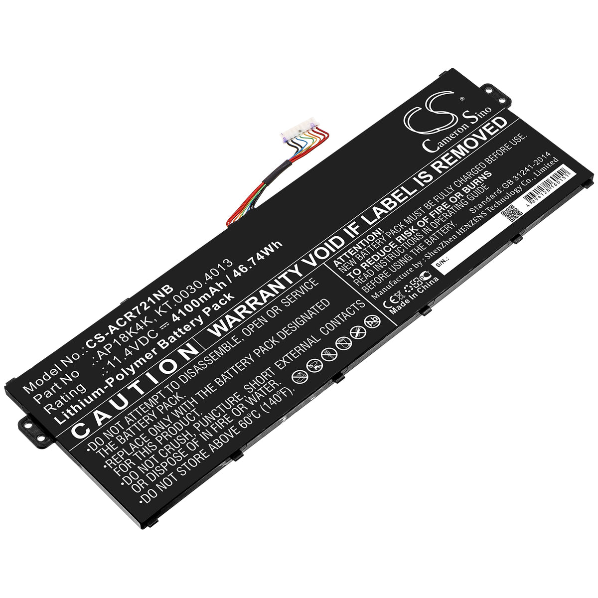 Acer Chromebook 311 C721 R721T Chromebook Spin 311 Replacement Battery BatteryClerkcom Laptop and Notebook