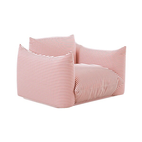 Saint Tropez Striped Stuffed Outdoor Armchair