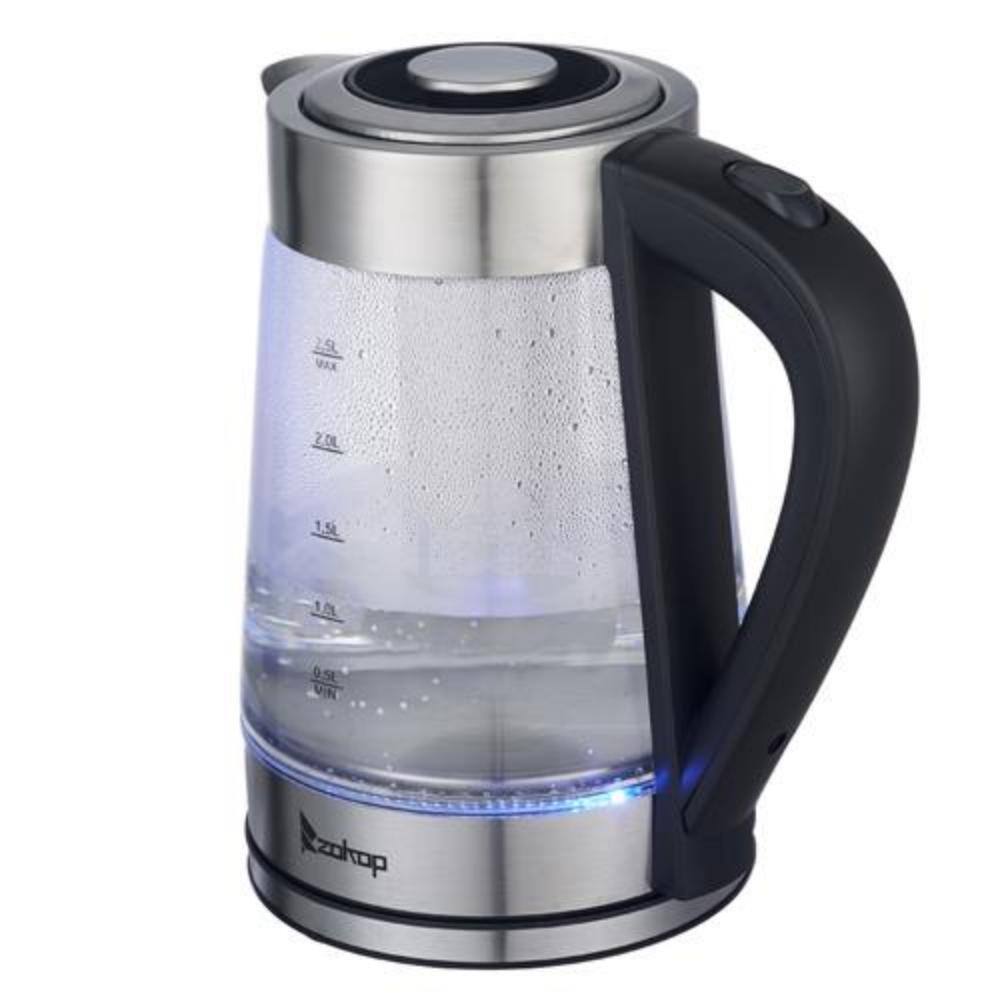 Winado 10.4-Cup Glass and Stainless Steel Electric Kettle 320230339580