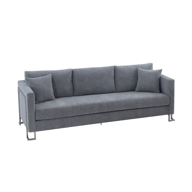 Heritage Fabric Upholstered Sofa Armen Living