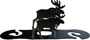 Village Wrought Iron WRC 19 Moose   Wine Caddy