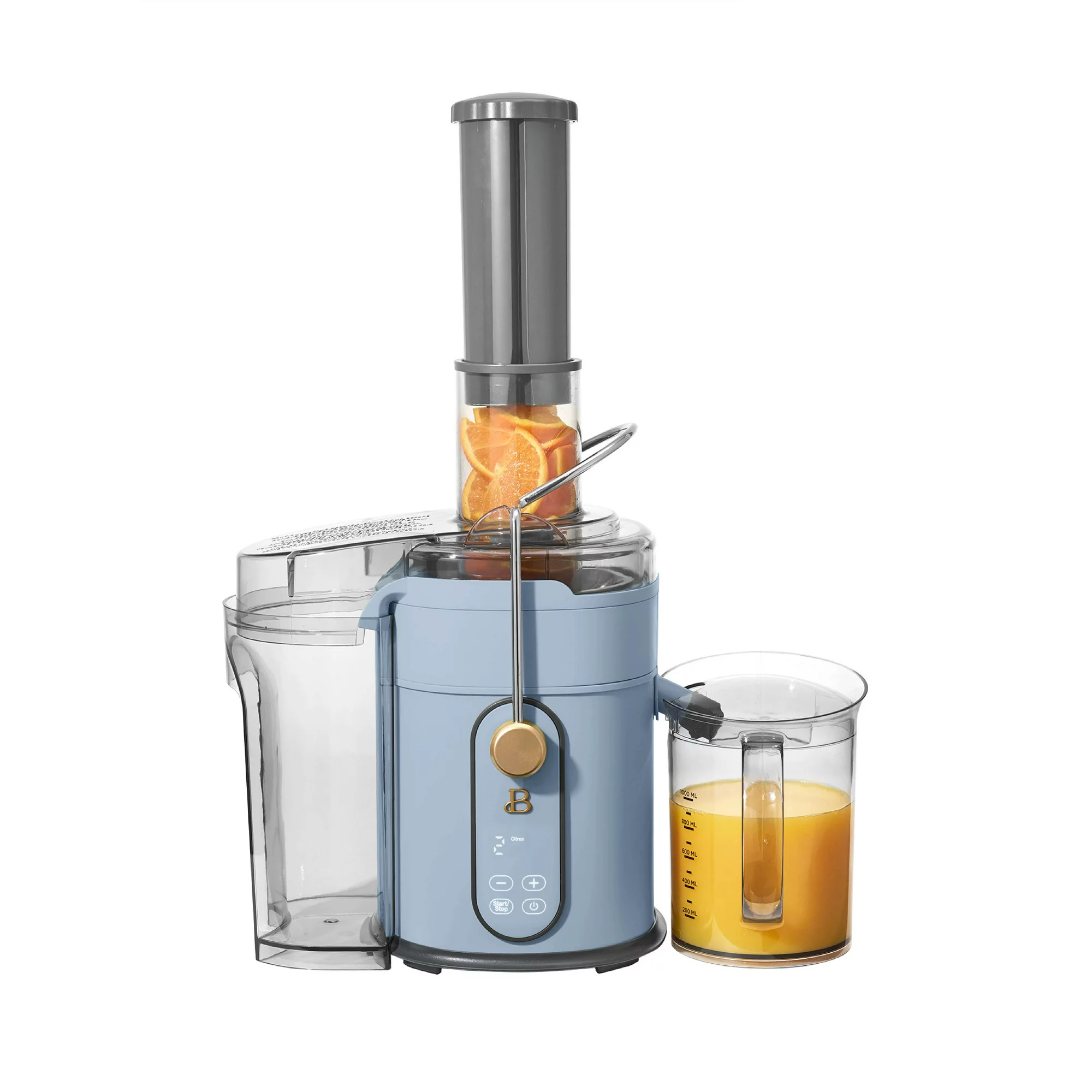 Beautiful 5-Speed Electric Juice Extractor with Touch Activated Display， Cornflower Blue by Drew Barrymore