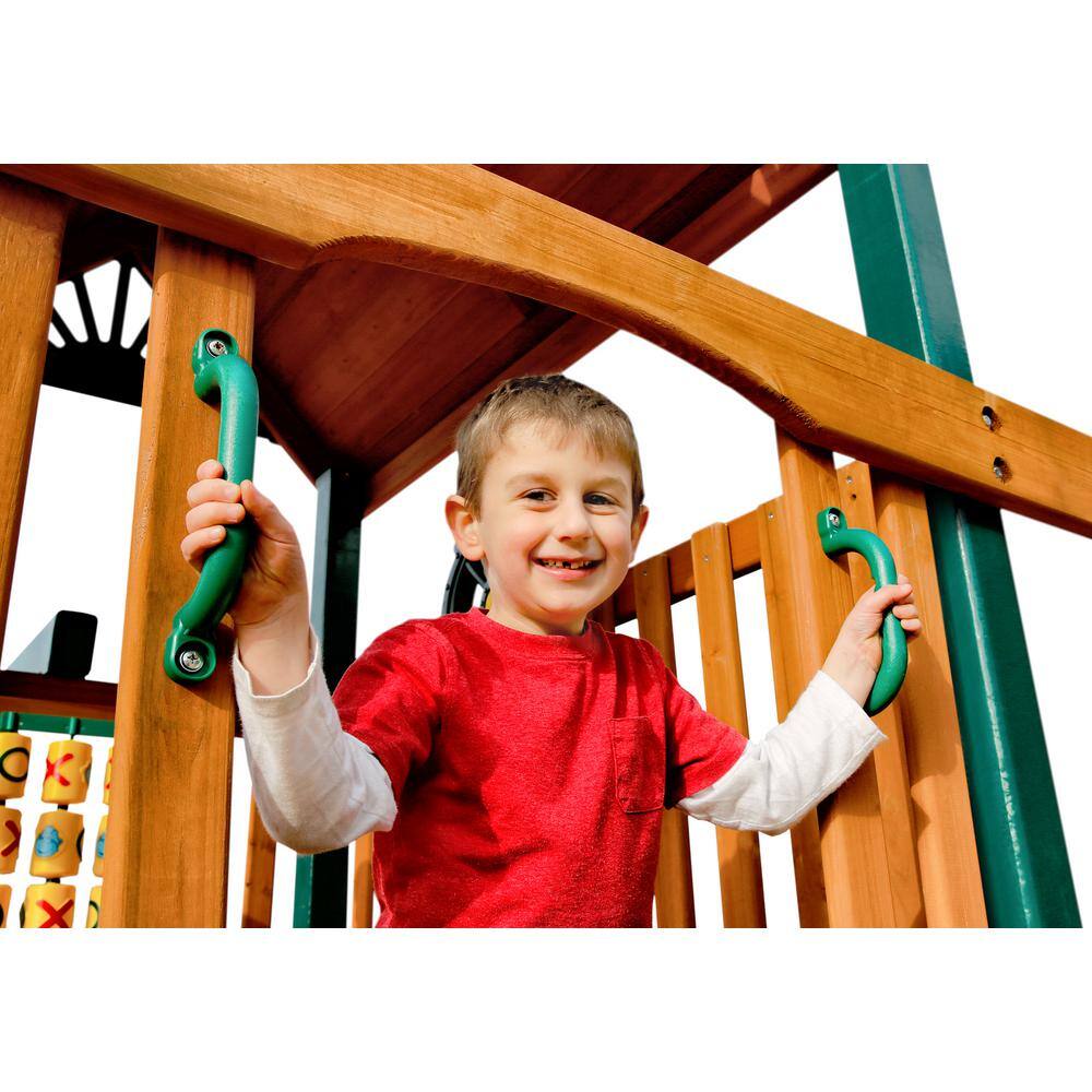 Swing-N-Slide Playsets Green Safety Handles (2-Pack) WS 4410