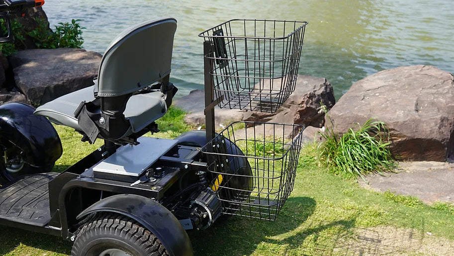 Green Transporter Cheeta Ninja All-Terrain Long Distance Mobility Scooter - Perfect For Golf Cart, 500lbs Weight Capacity