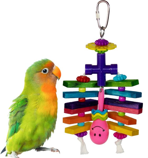 Super Bird Creations Rainbow Rattler Bird Toy