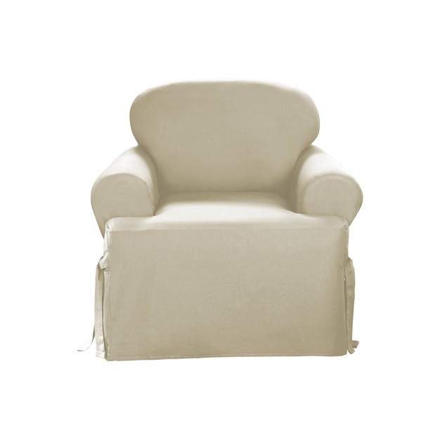 Duck T Cushion Chair Slipcover Natural Sure Fit