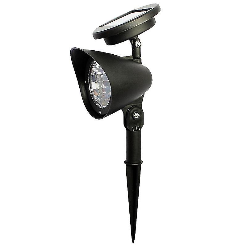 Solar Lawn Spotlight 4led Garden Light Outdoor Waterproof Landscape Lighting Decor Light1pcs-black