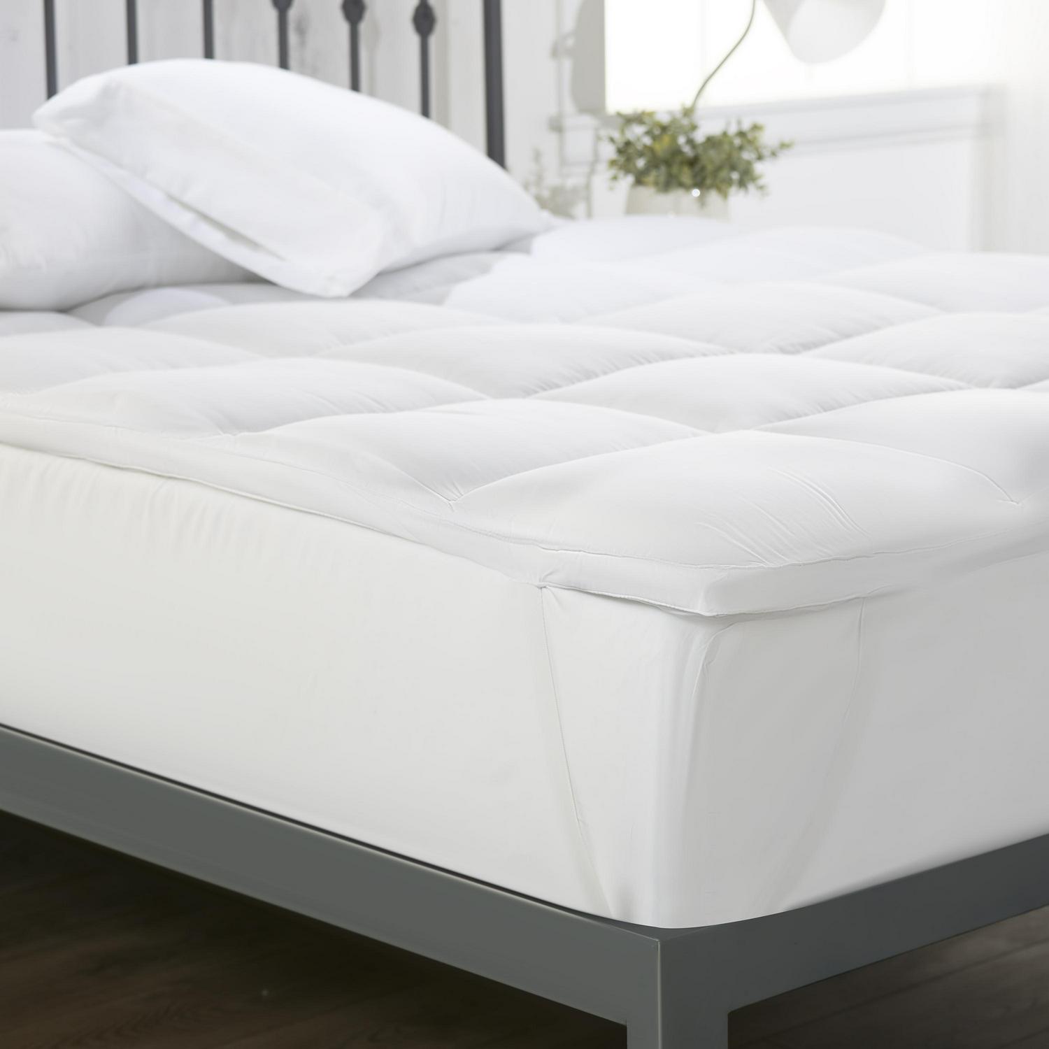 Noble Linens Overfilled Premium Mattress Topper