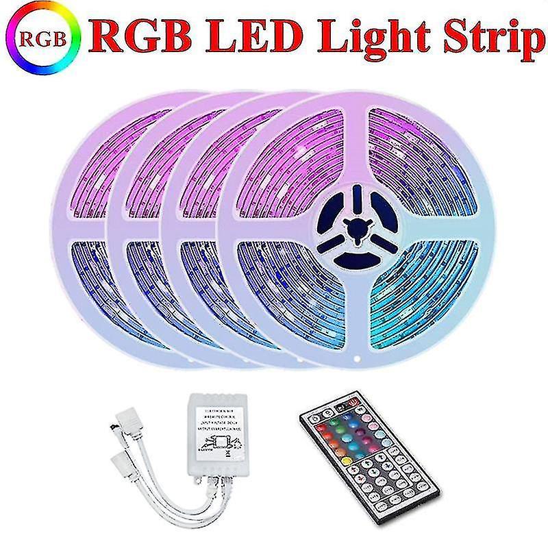 20m Rgb Light Strip 3528 1200led Flexible Light With 44 Key Remote+controller For Christmas Livingr