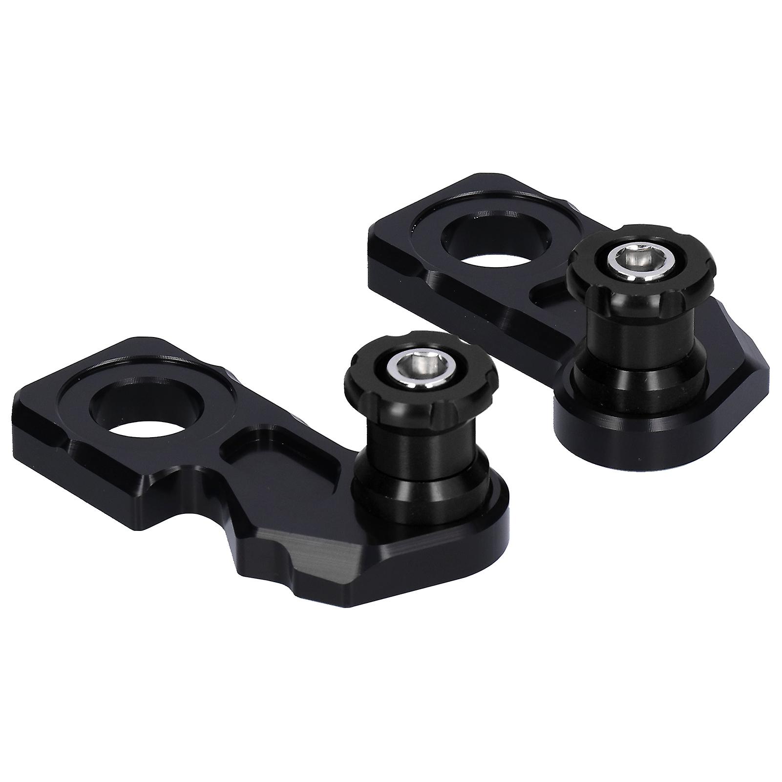 2pcs Motorcycle Axle Block Slider Aluminum Alloy Replacement For Cb650r/f Cbr650r 20192020black