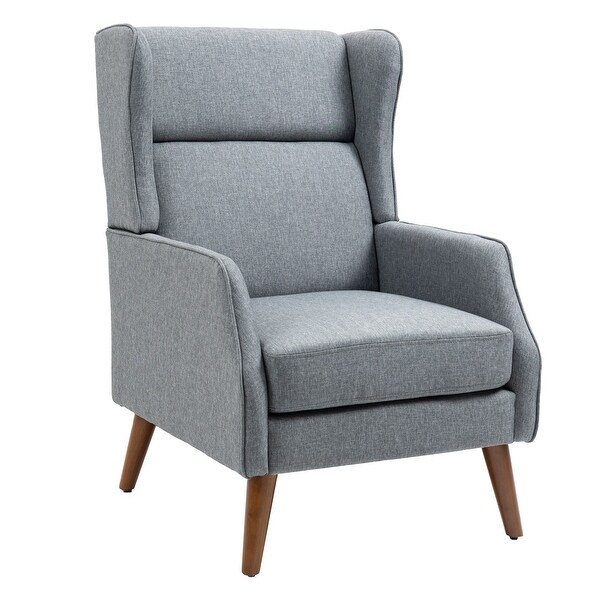 Upholstered Modern Accent Chair Living Room Armchairs