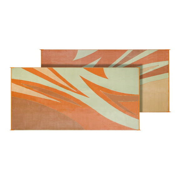 Faulkner 46322 Mat Summer Waves 8X20 Tan Gold