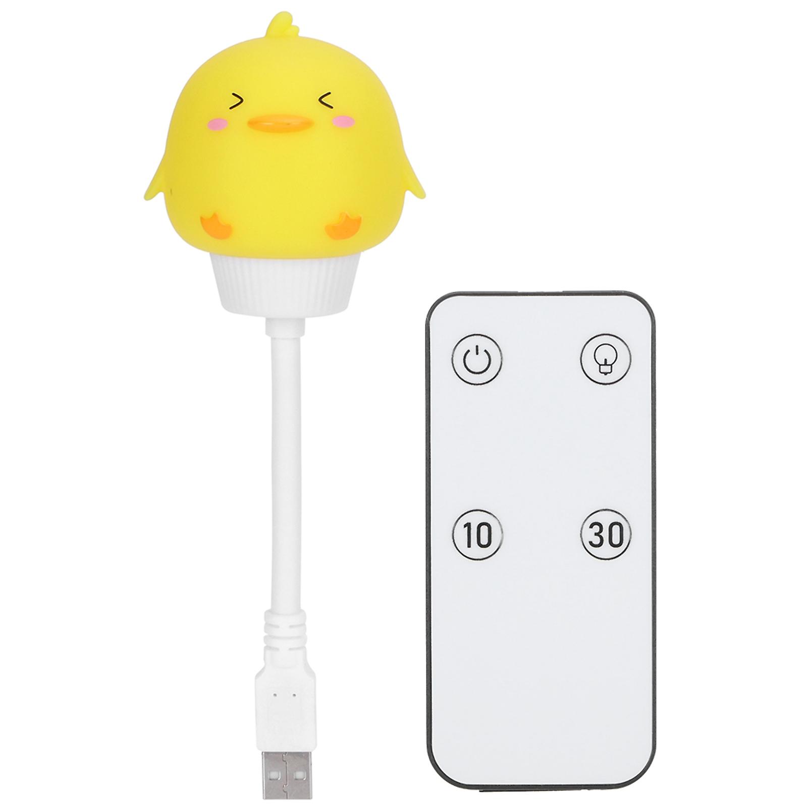 Remote Control Timing Night Light Flexible Usb Led Night Lamp For Bedroom Bedside Decorduck Style