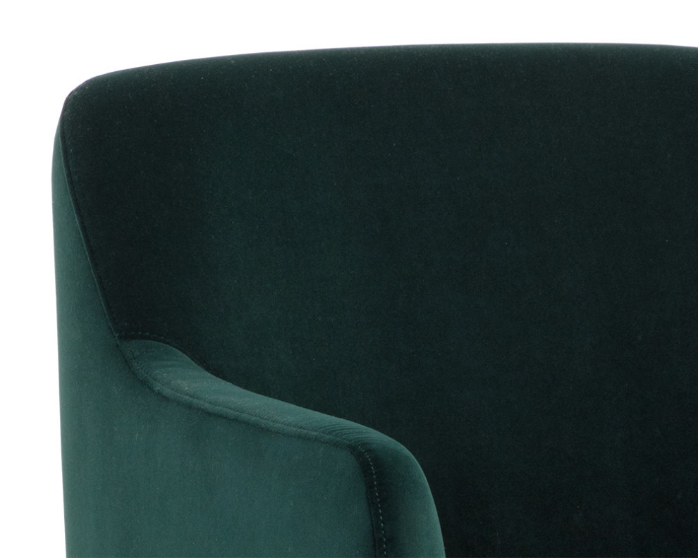 Jaime Dining Armchair Meg Dark Emerald   Contemporary   Dining Chairs   by Sunpan Modern Home  Houzz