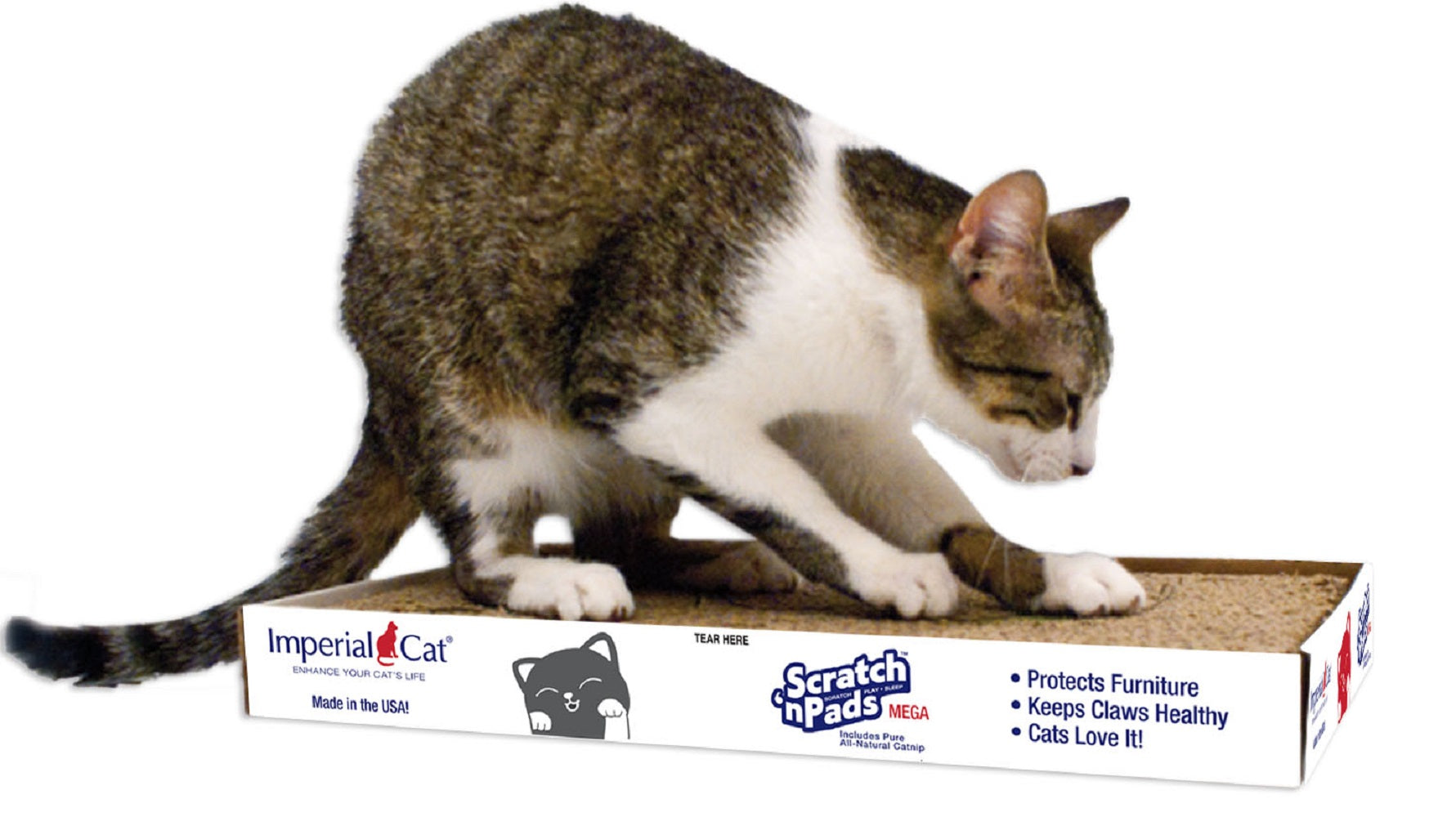 Imperial Cat Scratch 'n Pad Mega， Beige