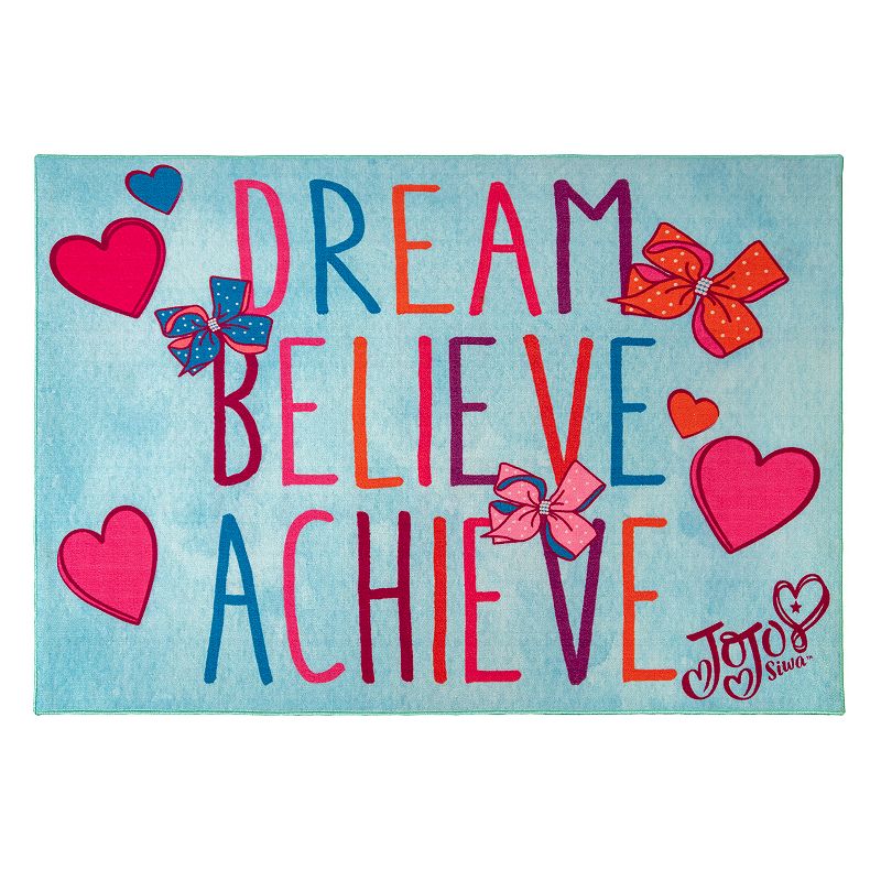 Nickelodeon JoJo Siwa Dream Believe Achieve Rug