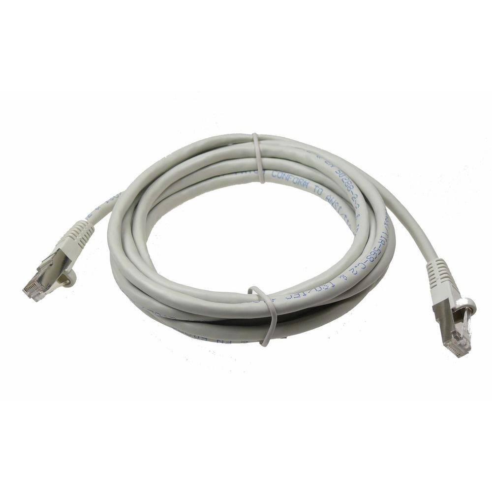 NTW 10 ft. Cat6 Snagless Shielded (STP) Network Patch Cable Gray 345-S6-010GY