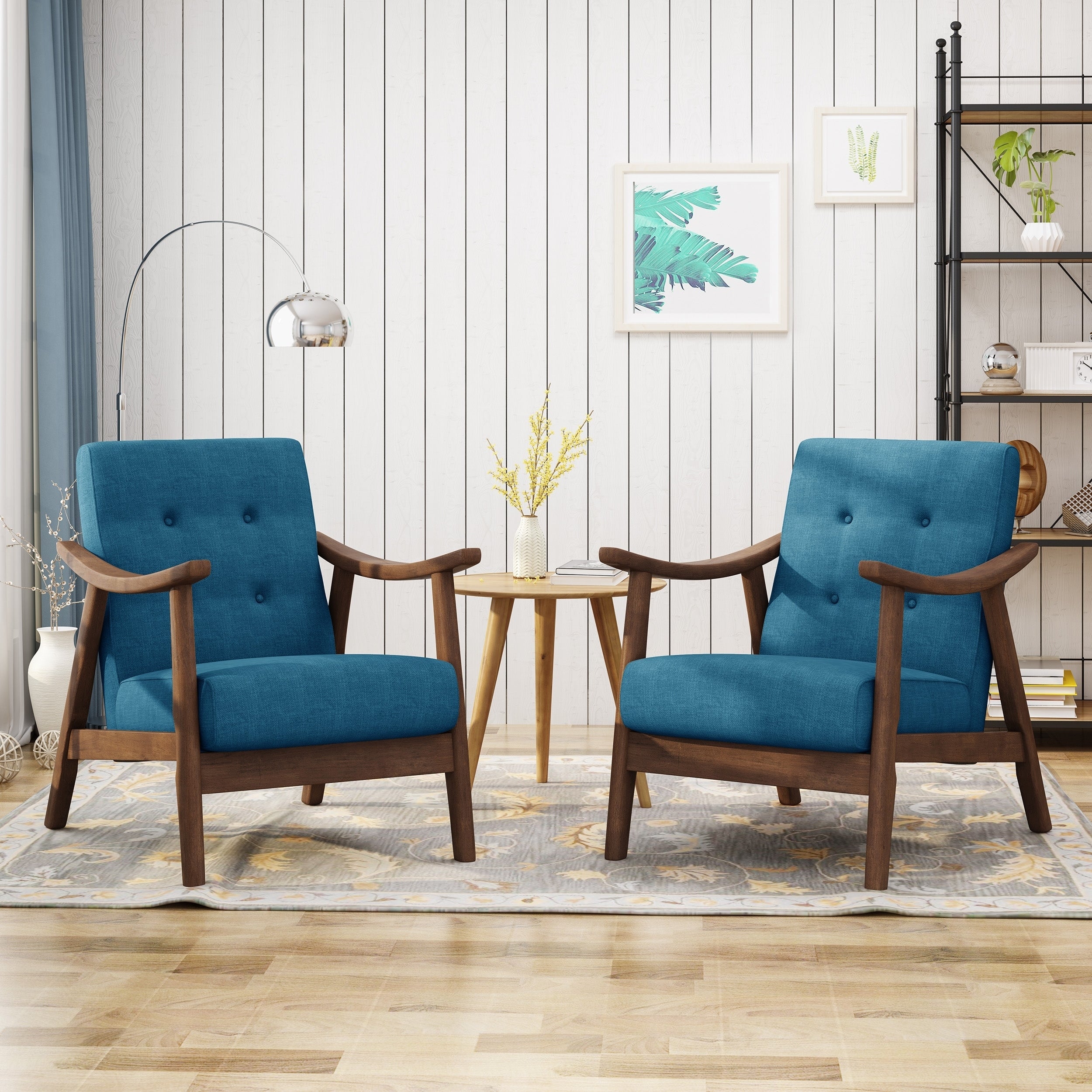 Chabani Mid-Century Modern Accent Chairs (Set of 2) by Christopher Knight Home