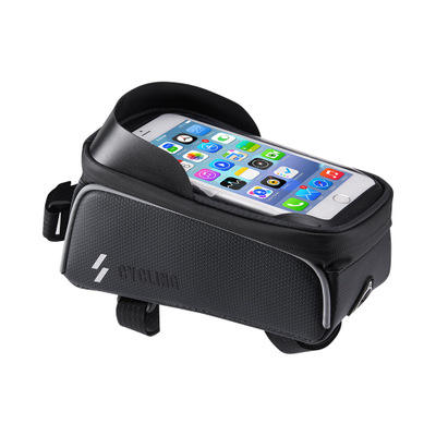 ODM Cycling 017 PU Waterproof 6.0 Reflective Durable Mountain Road MTB Bike Top Tube Frame Bicycle Touch Screen Cell Phone Bag