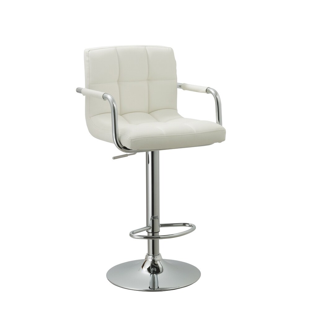 Upholstered Adjustable Retro Bar Stool