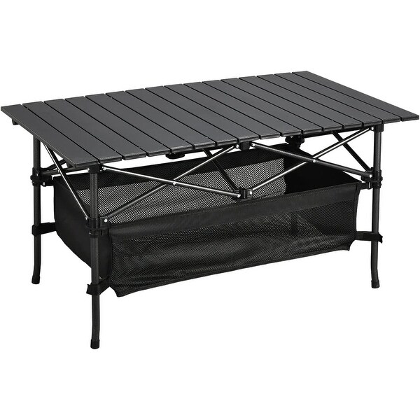 Lightweight Aluminum Folding Camping Table with Carrying Bag