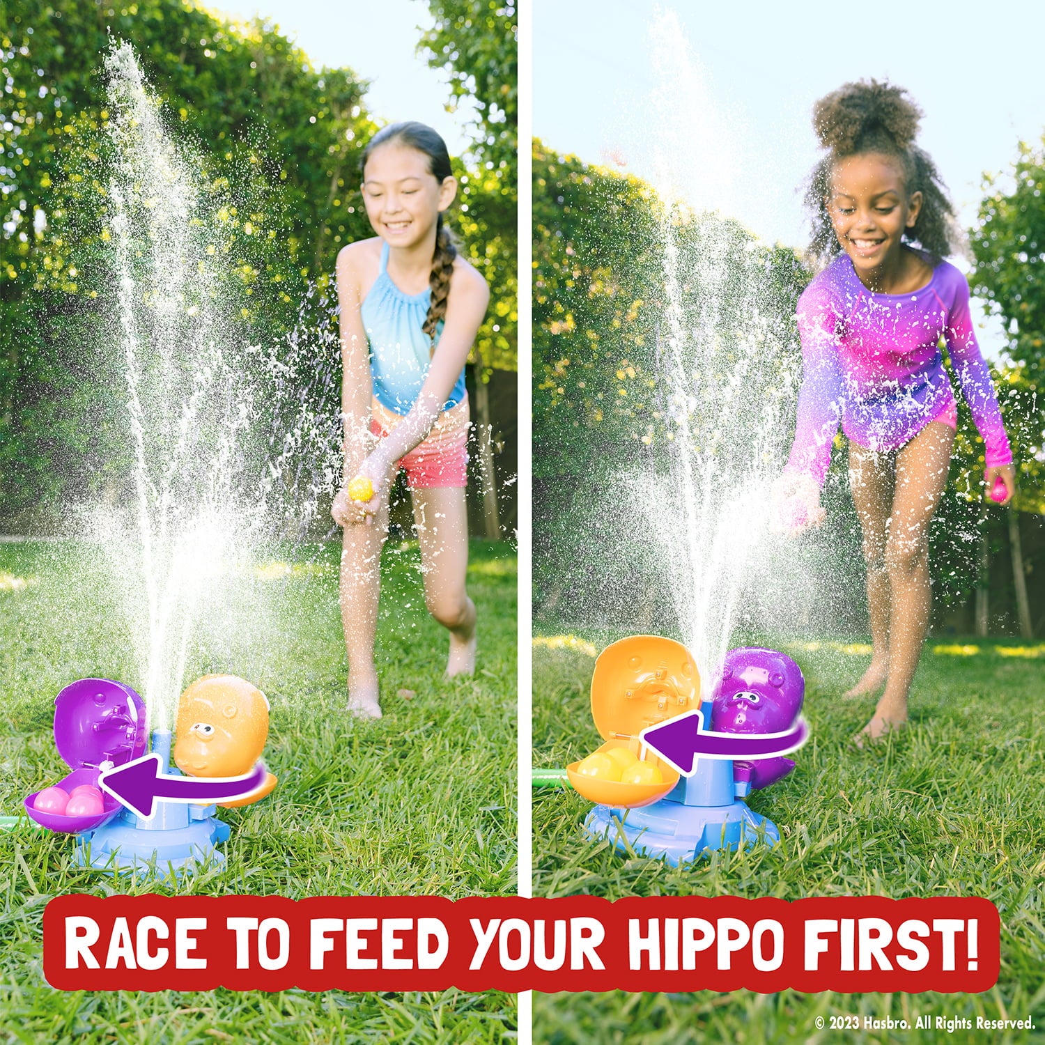 Hasbro Hungry Hungry Hippos Splash Game by WowWee