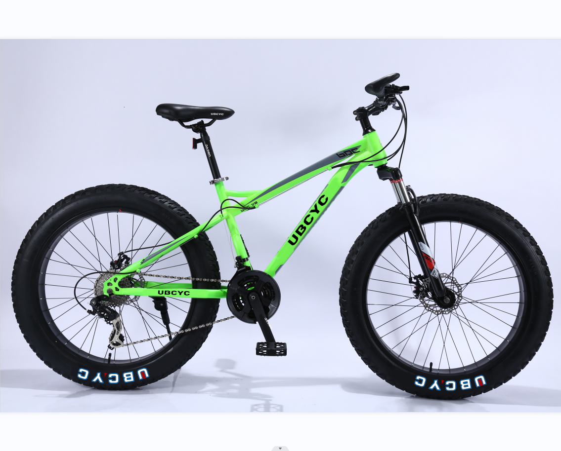 Hot Promotion Beach MACCE MTB Cycle High Steel Frame Beach Mountain Bicycle 21 Speed 26 inch Fat Wide Tire Bike Bicycle Mountain