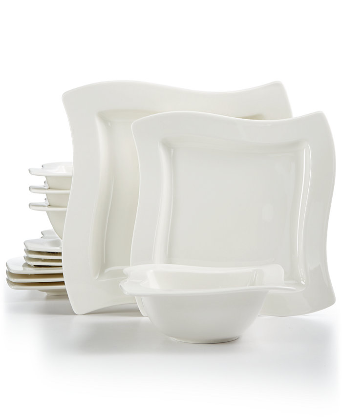 Villeroy and Boch New Wave Collection 12-Pc. Dinnerware Set  Service for 4