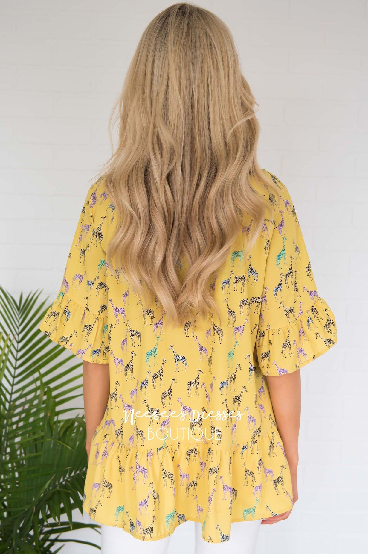 You Are My Sunshine Peplum Blouse