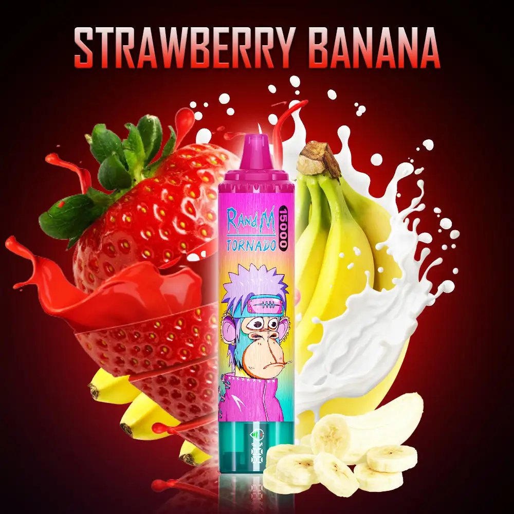 Fumot Tornado 15000 Puffs - Strawberry Banana