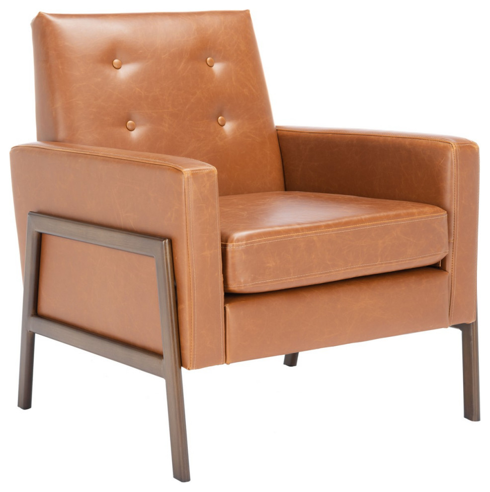 Donald Sofa Accent Chair Light Brown   Modern   Armchairs And Accent Chairs   by Virgil Stanis Design  Houzz