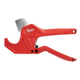 MW 10 in. Aluminum Pipe Wrench with 1-58 in. Ratcheting PVC and Tubing Cutter (2-Piece) 48-22-7210-48-22-4210