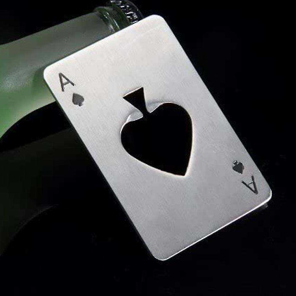 1pcs Wine Bottle Opener Stainless Steel Credit Card Size Casino Beer Bottle Opener Cap Opener For Your Wallet Wedding Party