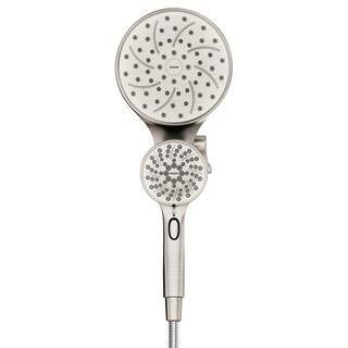 MOEN Attract with Magnetix 6-spray 6.75 in. Dual Shower Head and Adjustable Handheld in Spot Resist Brushed Nickel 26008SRN