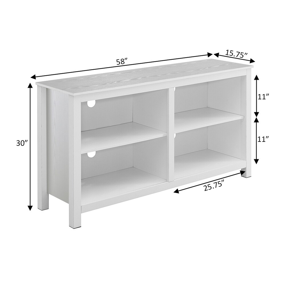 Convenience Concepts Montana Highboy TV Stand with Shelves for TVs up to 65 Inches