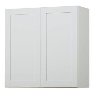 Hampton Bay Westfield Feather White Assembled Wall Kitchen Cabinet (30 in. W x 12 in. D x 30 in. H) F11W3030B