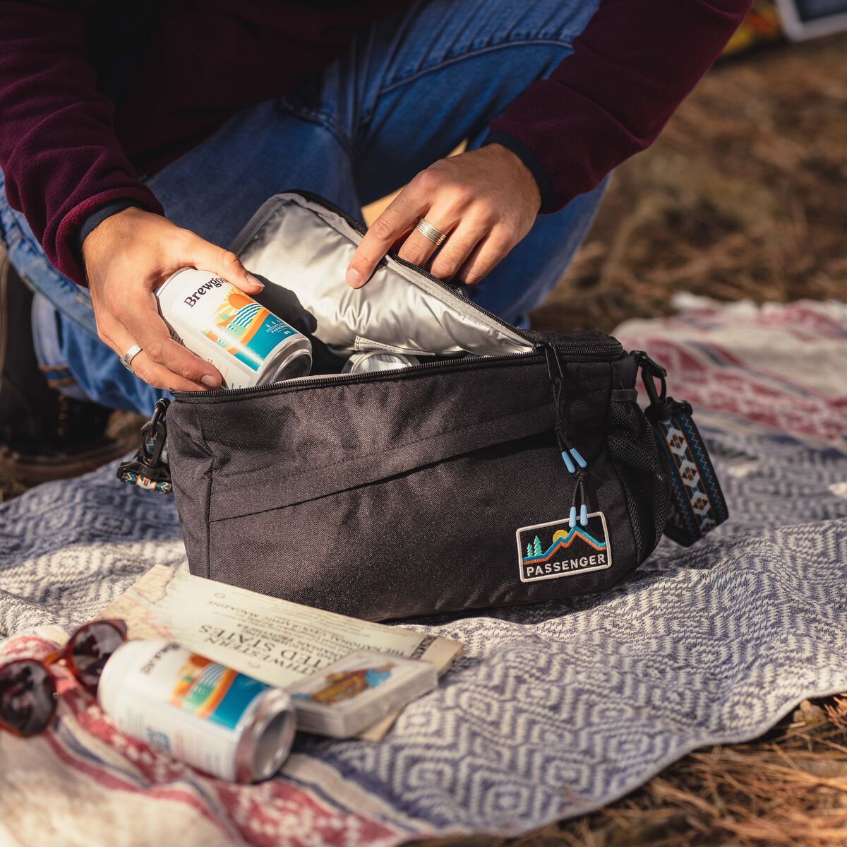 8-Pack Recycled Cooler Bag - Black